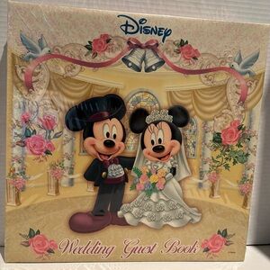 Vintage Y2K 2000’s Disney Mickey and Minnie Mouse Wedding Guest Book New Sealed